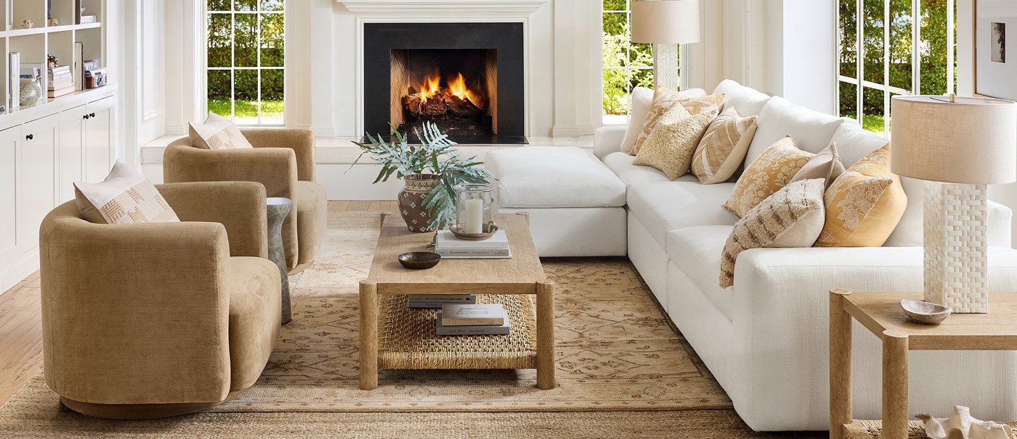 Pottery Barn shoppable lookbook hero